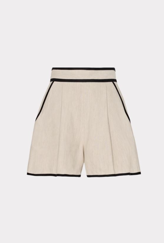 Solid Linen Shorts