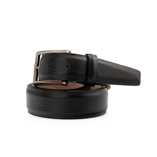 L.E.N. Textured Marble Calf 35MM Belt