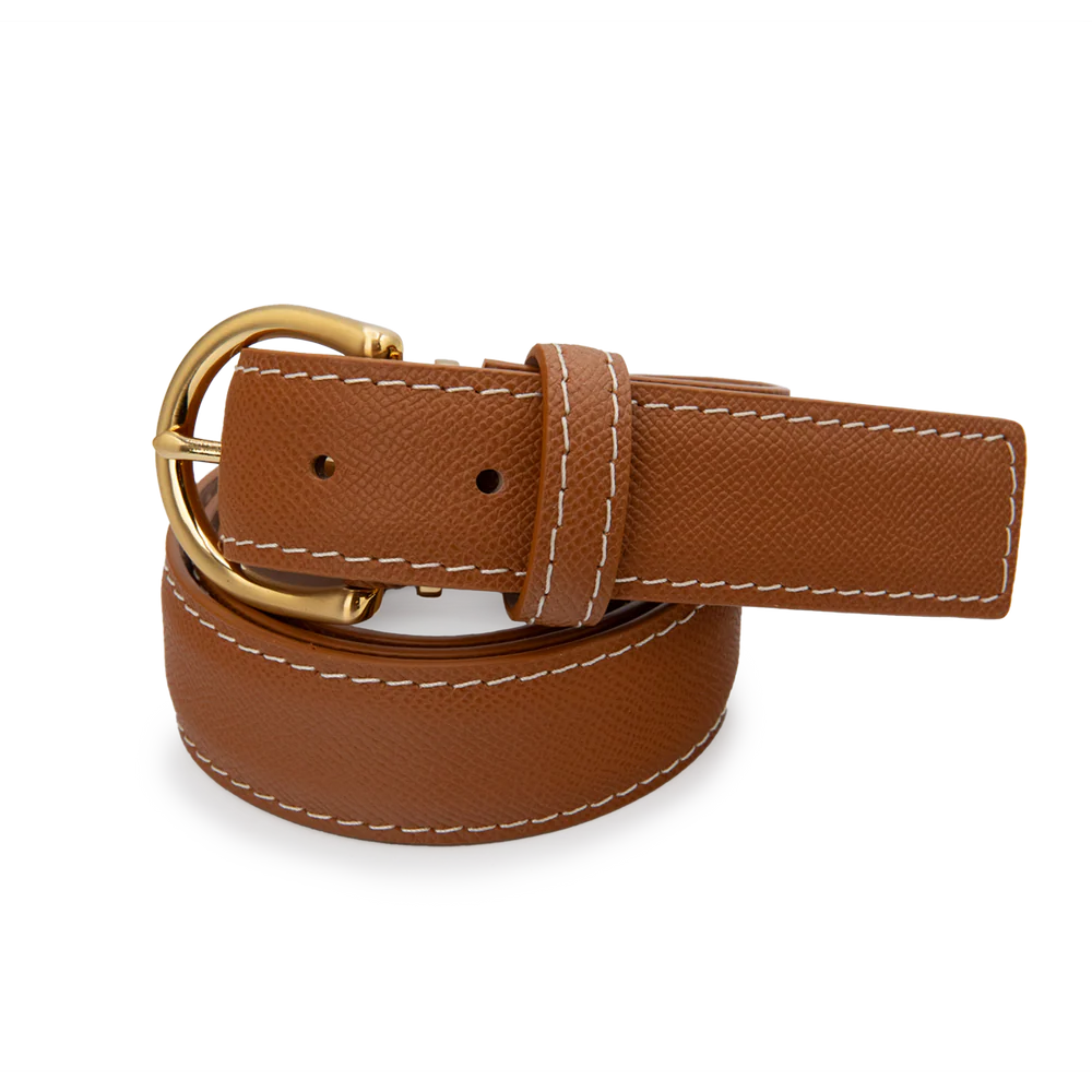 L.E.N. Epsom Calfskin 35MM Belt