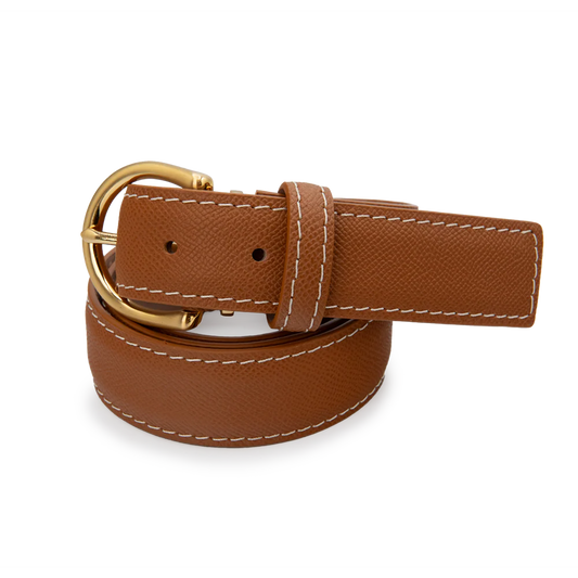 L.E.N. Epsom Calfskin 35MM Belt