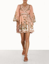 Load image into Gallery viewer, Chintz Wrap Mini Dress