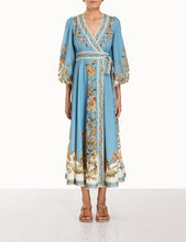 Load image into Gallery viewer, Chintz Wrap Midi Dress