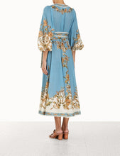 Load image into Gallery viewer, Chintz Wrap Midi Dress