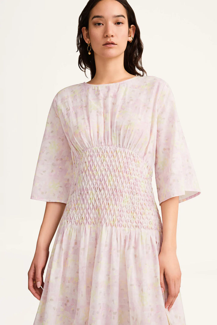 Alma Dress in Pink Citrine Mosaic