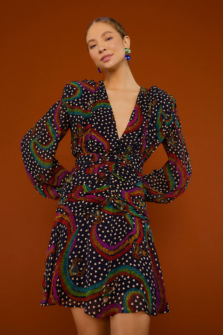 Rainbow Oxen Mini Dress