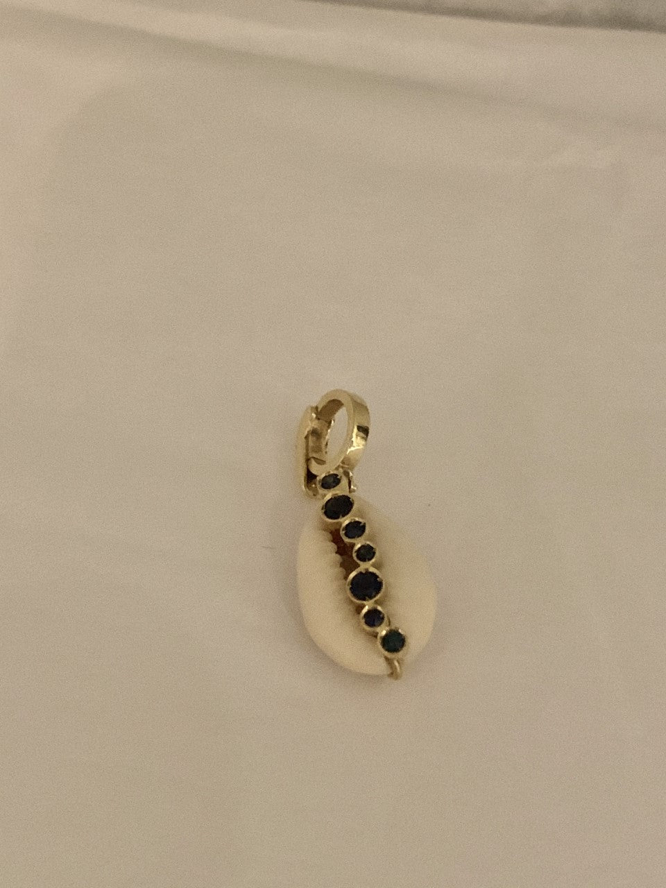 Aron & Hirsch Shell Charm Sapphires