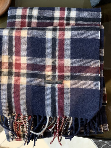 Blue Scarf Scozzese