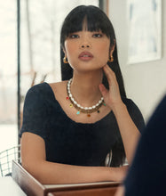 Load image into Gallery viewer, Piet Hoop Earrings in Sunset
