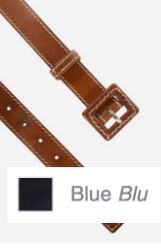 Molde Belt in navy blue