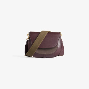 Large Besace Suede Cross Body Bag – Muse at Perry Lane