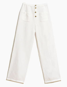 Paris Linen Pant White