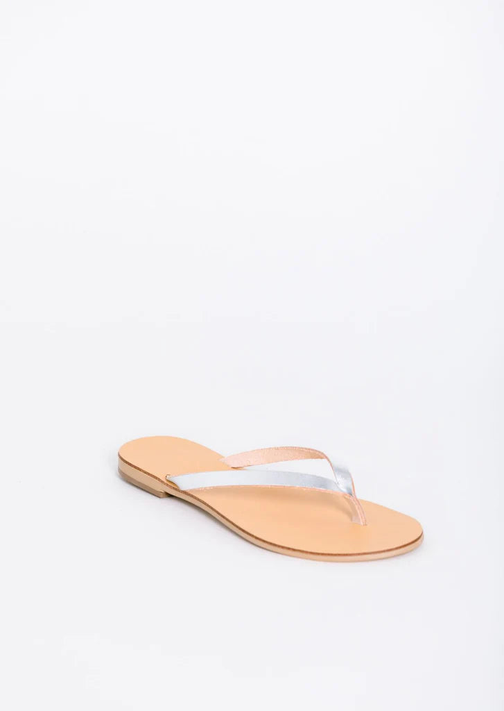 Milos sandal in silver