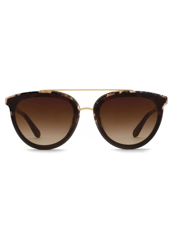 Krewe Clio Nylon Crema to Black 24K