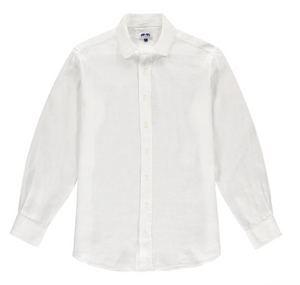 Abaco Linen Shirt in White