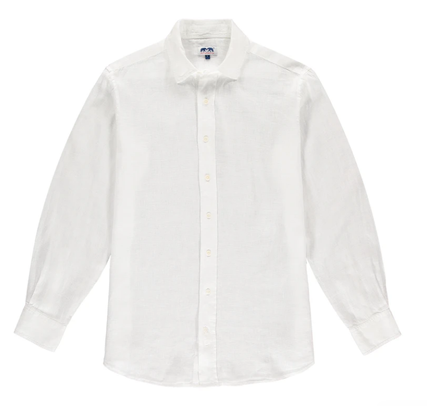 Abaco Linen Shirt in White