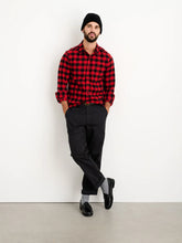 Load image into Gallery viewer, Flannel Work Shirt in Buffalo Plaid
