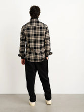Load image into Gallery viewer, Mill Shirt in Black/Ivory Tartan