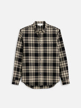 Load image into Gallery viewer, Mill Shirt in Black/Ivory Tartan