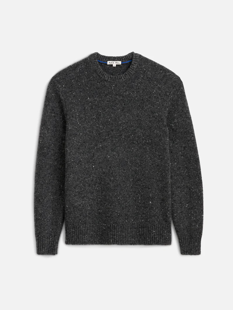 Donegal Crew Neck Sweater - Gray