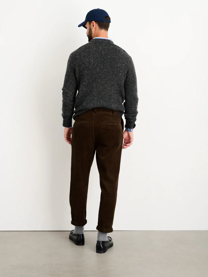 Donegal Crew Neck Sweater - Gray
