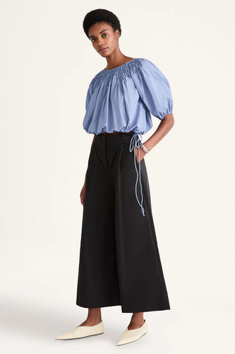 Lotus Blouse in Slate blue