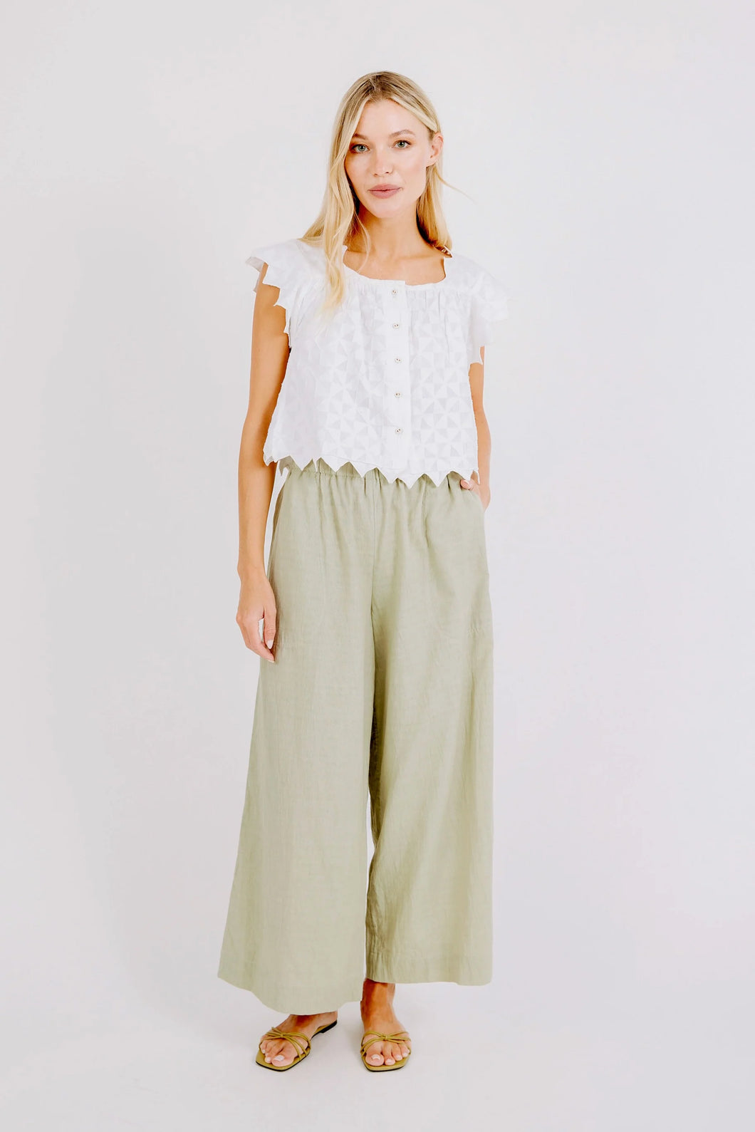 Mirth pant in Sage
