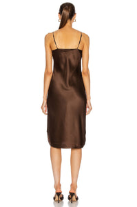 Short Cami Dress in Espresso