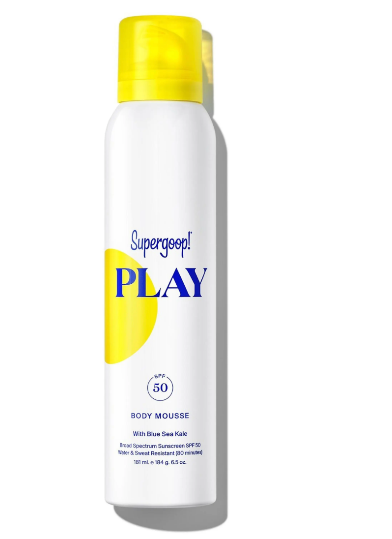 Supergoop! New Play Body Mousse SPF 50 with Blue Sea Kale