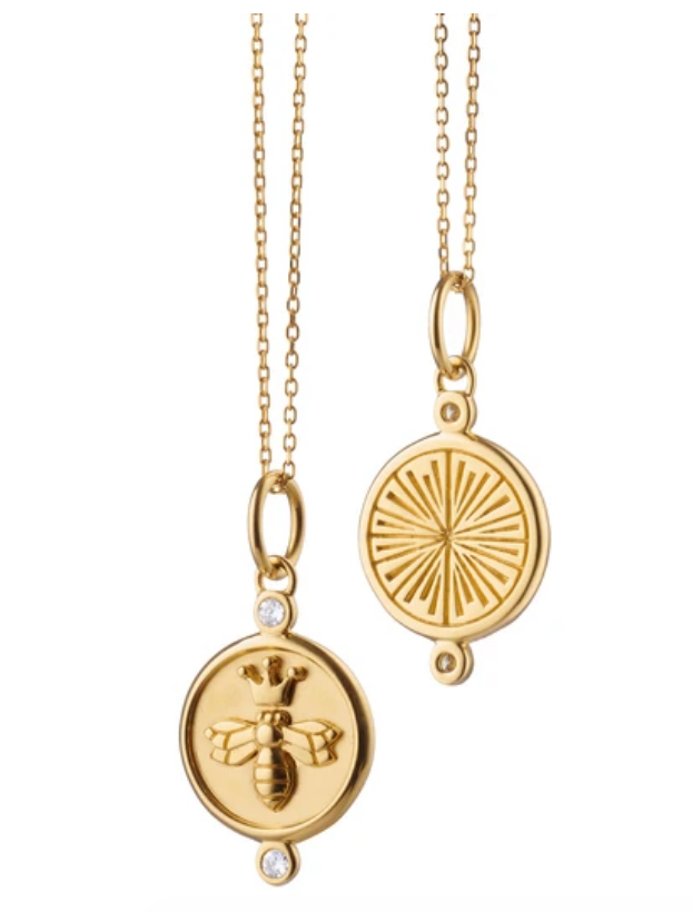 Queen Bee Charm Necklace