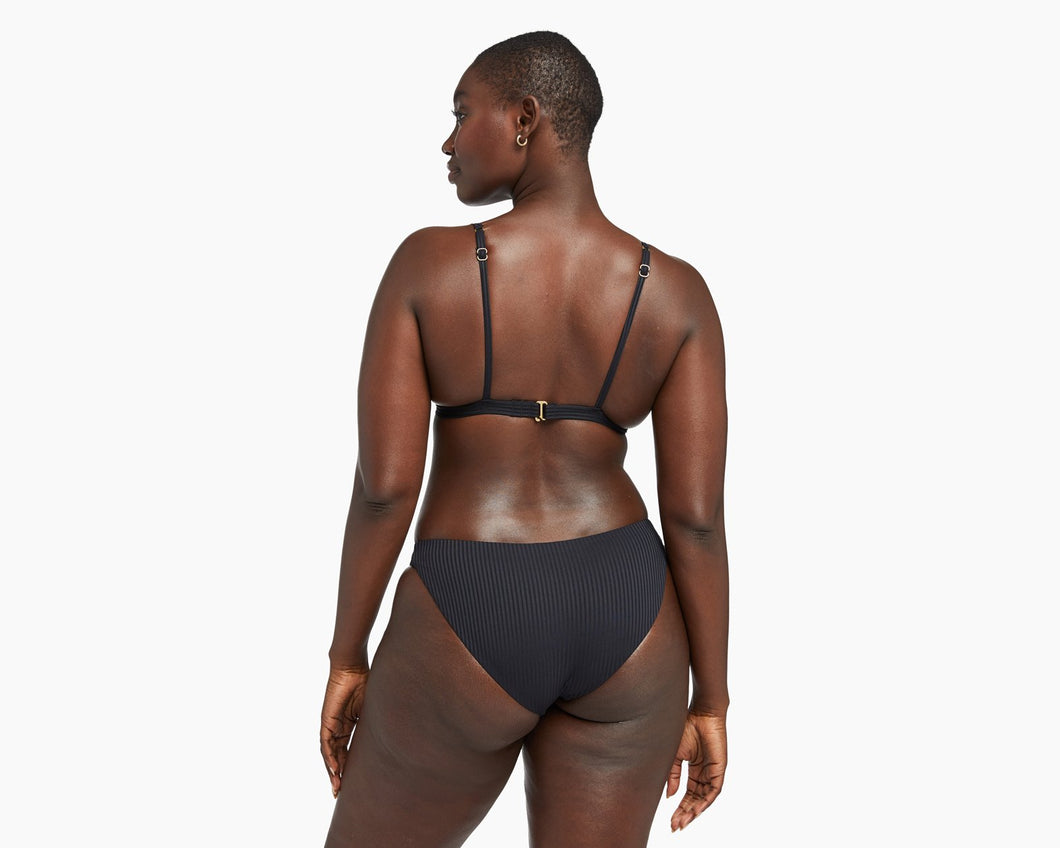 Midori Bottom in Black EcoRib