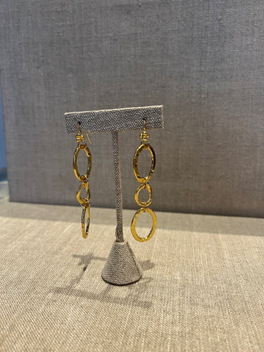 Gold Bubble Earrings