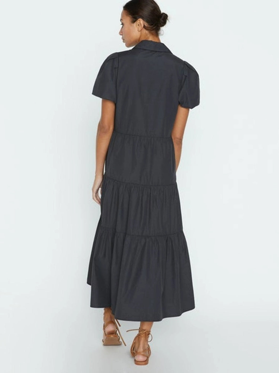 Havana Dress in Washed Black