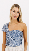Havana Top in Bluebonnet