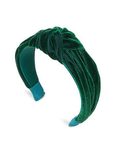 Rachael headband in emerald