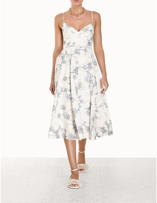 Picnic Dress In Keira Navy