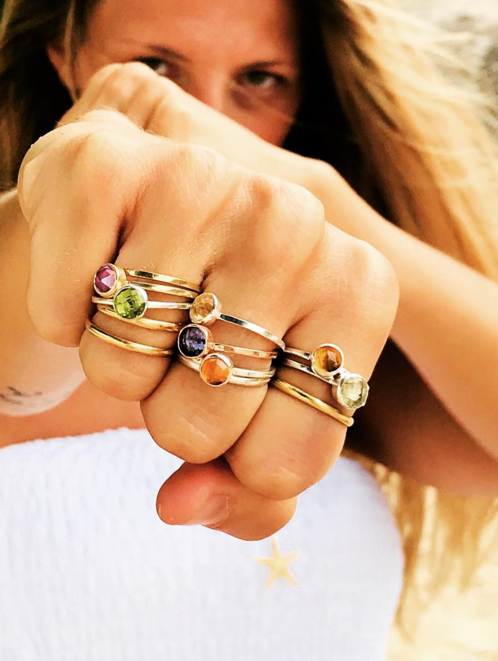 Stackable Gemstone Ring