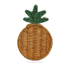 Wicker Pineapple Napkin Ring