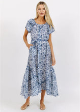 Load image into Gallery viewer, Seville Ruffle Dress in Bluebonnet