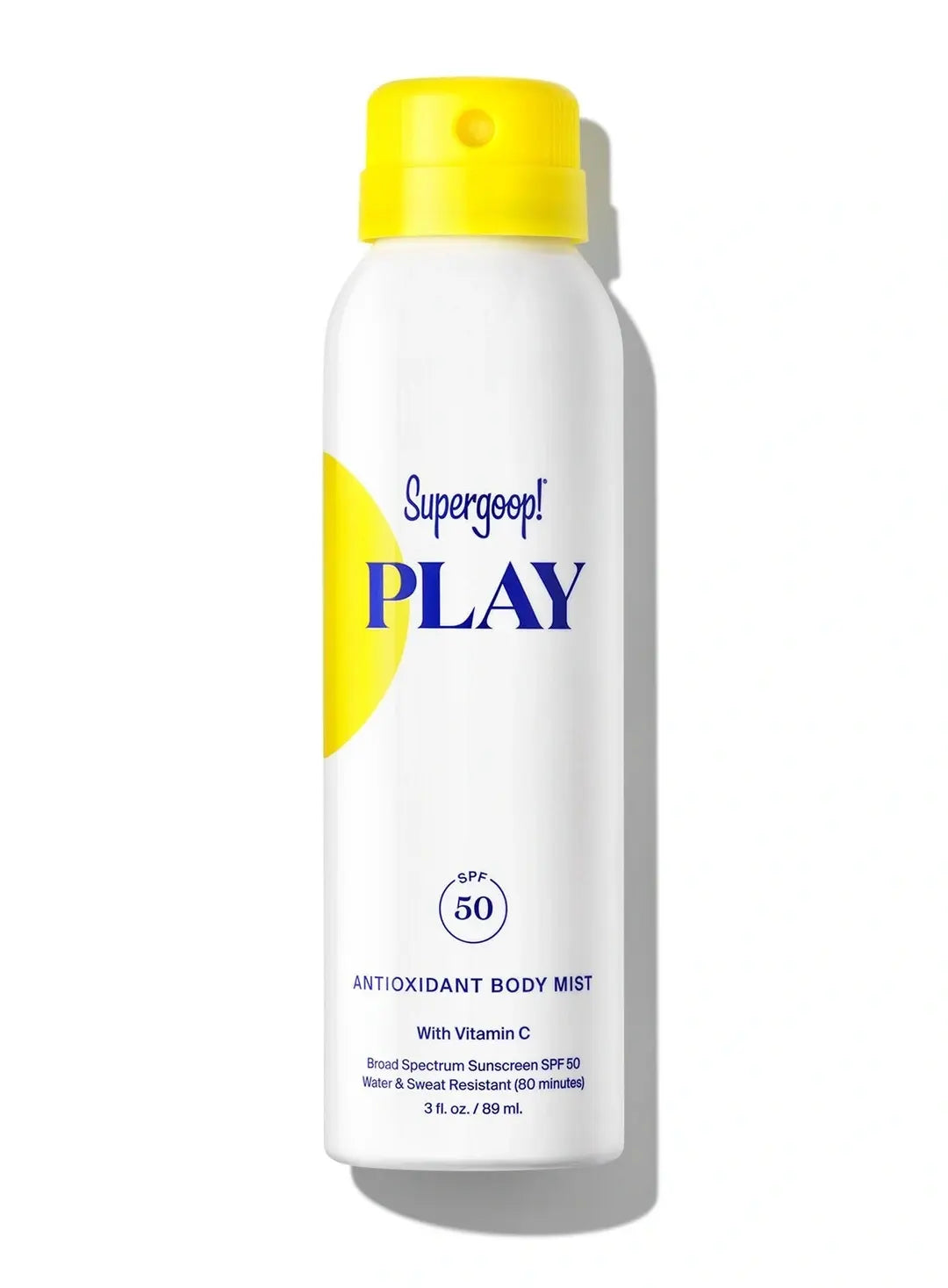 Supergoop! New Play Antioxidant Mist SPF 50 with Vitamin C - travel size