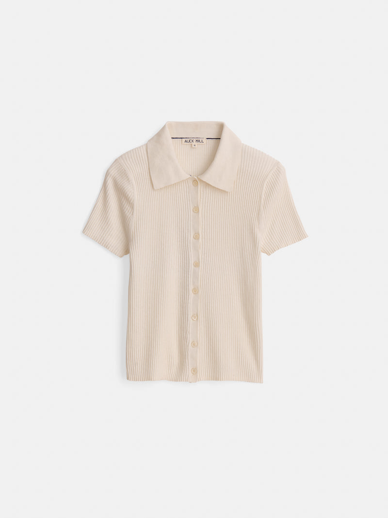 Suzanne Ribbed Polo